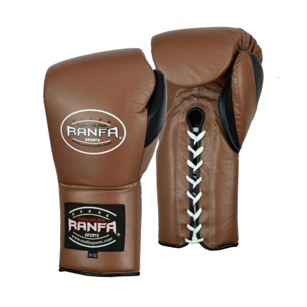 Lace-up Professional Training Boxing Gloves 